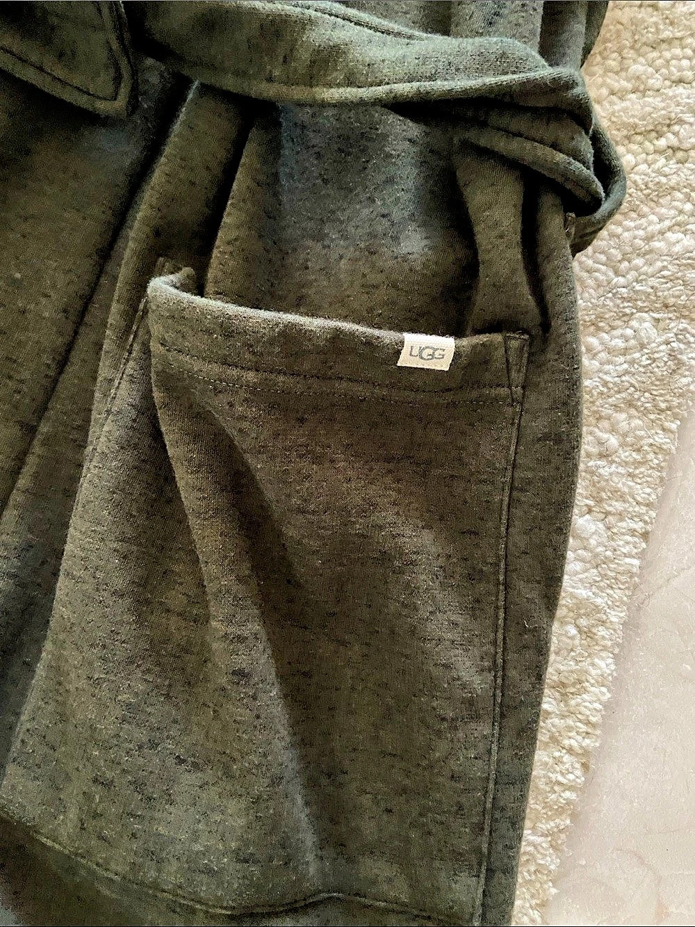UGG Duffield II Robe Green Size Large - Picture 3 of 3